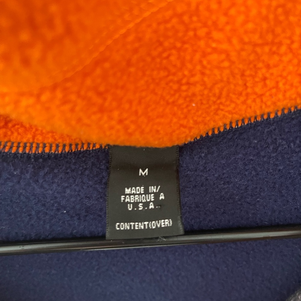 Patagonia Bright Orange Fleece Vest - Picture 6 of 10